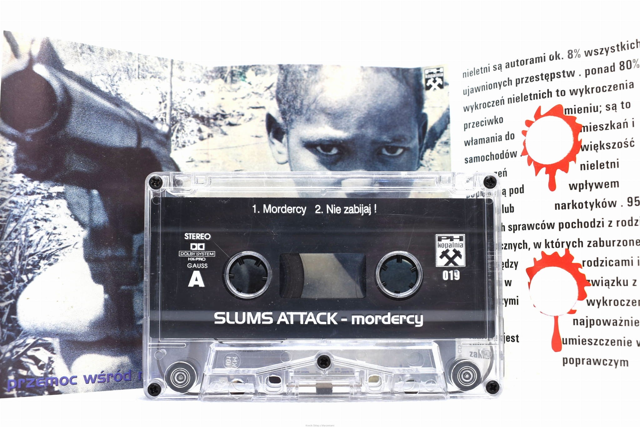 Kaseta Slums Attack Mordercy (singiel) [1996] [PH Kopalnia] Krecik ...