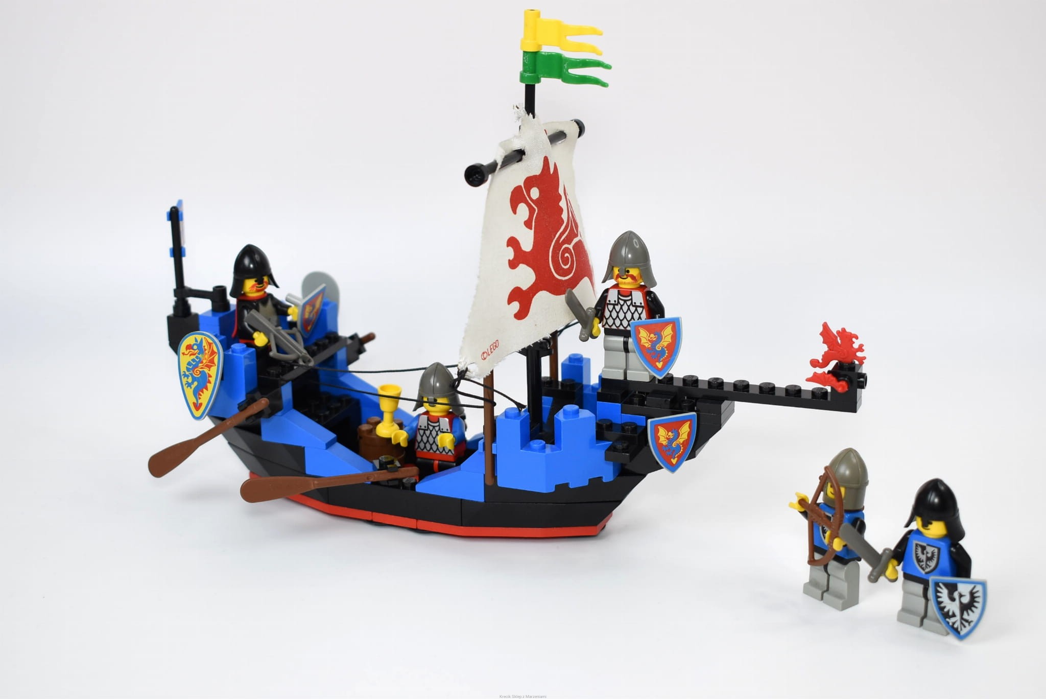 LEGO 6057 Sea Serpent Castle Black Knights Z Instrukcj Zamek 