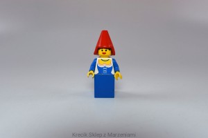 Figurka LEGO cas097 Maiden, Red Cone Hat [Castle : Crusaders] | minifigurka ludzik