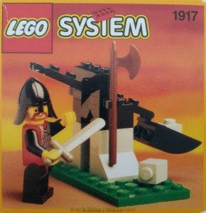 LEGO 1917 King's Catapult [Castle: Black Knights] z instrukcją i pudełkiem | zamek rycerze katapulta