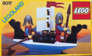 LEGO 6017 King's Oarsmen [Castle: Lion Knights] z instrukcją | zamek rycerze łódka