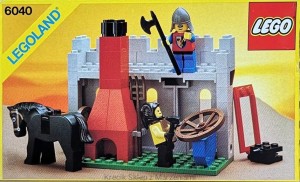 LEGO 6040 Blacksmith Shop [Castle: Lion Knights] z instrukcją | zamek rycerze kuźnia kowal