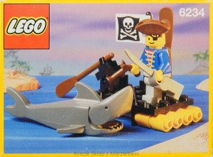 LEGO 6234 Renegade's Raft [Pirates: Pirates I] z instrukcją | piraci pirat tratwa rekin
