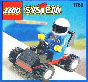 LEGO 1760 Go-Cart [Classic Town: Race] z instrukcją i pudełkiem | city miasto go-kart gokart