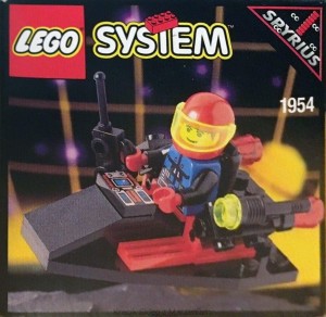 LEGO 1954 Surveillance Scooter [Space: Spyrius] z instrukcją | kosmos statek kosmiczny