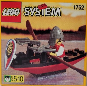 LEGO 1752 Boat with Armor [Castle: Royal Knights] z instrukcją i pudełkiem | zamek rycerze łódka łódź