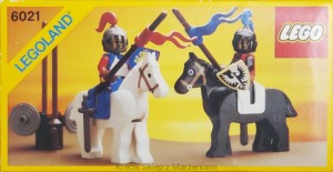 LEGO 6021 Jousting Knights [Castle: Lion Knights] z instrukcją | zamek rycerze konie turniej rycerski