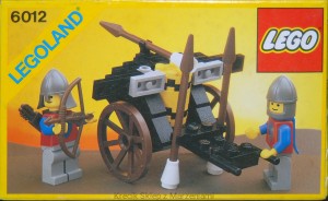 LEGO 6012 Siege Cart [Castle: Lion Knights] z instrukcją | zamek rycerze wózek oblężniczy