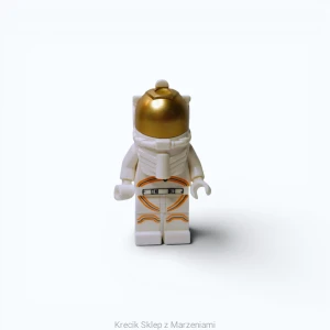 Figurka LEGO cty1064 Astronaut - Female, White Spacesuit with Orange Lines, Closed Mouth Smile [Town : City : Space Exploration] | minifigurka ludzik