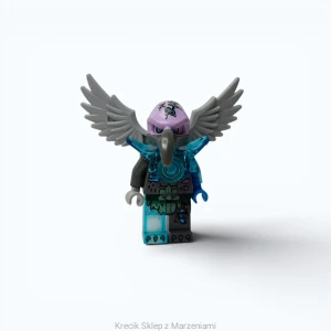 Figurka LEGO loc096 Vornon - Trans-Light Blue Armor [LEGENDS OF CHIMA] | minifigurka ludzik
