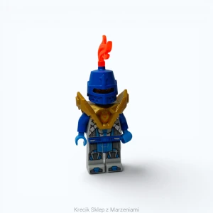 Figurka LEGO nex148 Royal Soldier / King's Guard - Blue Helmet with Eye Slit, Pearl Gold Armor [NEXO KNIGHTS] | minifigurka ludzik