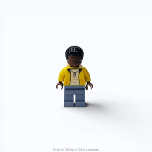 Figurka LEGO jw075 Darius Bowman - Yellow Hoodie over White Shirt, Sand Blue Legs [Jurassic World : Camp Cretaceous] | minifigurka ludzik