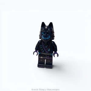 Figurka LEGO njo0857 Wolf Mask Warrior - Dark Blue and Dark Azure Mask [NINJAGO : Dragons Rising Season 2] | minifigurka ludzik