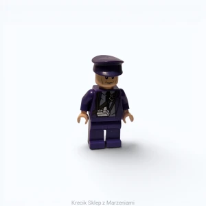 Figurka LEGO hp127 Stanley (Stan) Shunpike - Knight Bus Conductor Uniform with Black Tie and Diagonal Strap [Harry Potter : Prisoner of Azkaban] | minifigurka ludzik
