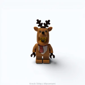 Figurka LEGO cty1932 Child - Girl, Reindeer Costume, Red Scarf [Town : City] | minifigurka ludzik
