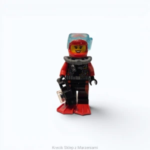 Figurka LEGO cty0559 Scuba Diver, Female, Red Flippers [Town : City : Deep Sea Explorers] | minifigurka ludzik
