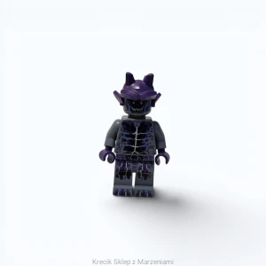 Figurka LEGO nex072 Stone Stomper - Fully Cracked Open Chest and Legs, Open Mouth, Dark Purple Gargoyle Horns [NEXO KNIGHTS] | minifigurka ludzik