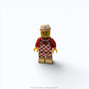 Figurka LEGO col291 Hot Dog Vendor, Series 17 [Collectible Minifigures : Series 17 Minifigures] | minifigurka ludzik