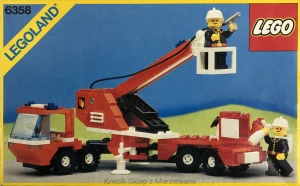 LEGO 6358 Snorkel Squad [Classic Town: Fire] z instrukcją | city miasto straż pożarna strażacy wóz strażacki