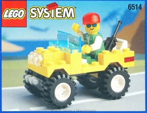 LEGO 6514 Trail Ranger [Classic Town: Recreation] z instrukcją | city miasto terenówka jeep