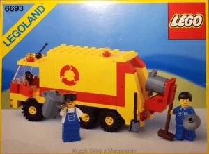 LEGO 6693 Recycle Truck [Classic Town: Traffic] z instrukcją | city miasto śmieciarka
