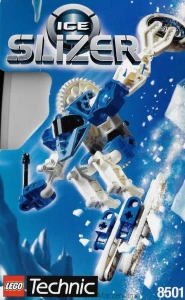 LEGO 8501 Ski / Ice [Technic: Throwbot / Slizer] z pojemnikiem 