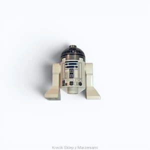 Figurka LEGO sw0527a Astromech Droid, R2-D2 - Flat Silver Head, Lavender Dots and Small Receptor [Star Wars] | minifigurka ludzik