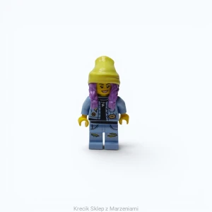Figurka LEGO hs014 Parker L. Jackson - Denim Jacket with Beanie (Open Mouth Smile / Scared) [Hidden Side] | minifigurka ludzik