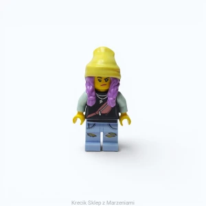 Figurka LEGO hs019 Parker L. Jackson - Black Top with Beanie (Smile / Grumpy) [Hidden Side] | minifigurka ludzik