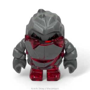 Figurka LEGO pm003 Rock Monster - Meltrox (Trans-Red) [Power Miners] | minifigurka ludzik