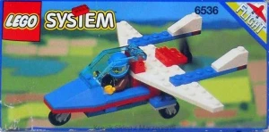 LEGO 6536 Aero Hawk [Classic Town: Airport] z instrukcją | city miasto samolot awionetka