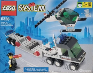 LEGO 6328 Helicopter Transport [Town Jr.: Police] | city miasto policja helikopter