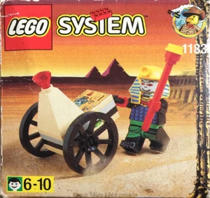 LEGO 1183 Mummy and Cart [Adventurers: Desert] z instrukcją | adventures mumia faraon