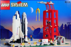 LEGO 6339 Shuttle Launch Pad [Classic Town: Launch Command] z instrukcją | city miasto prom kosmiczny rakieta Canaveral
