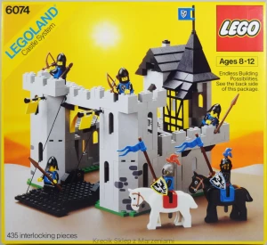 LEGO 6074 Black Falcon's Fortress [Castle: Black Falcons] z instrukcją | zamek rycerze Falcon