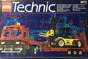 LEGO 8872 Forklift Transporter [Technic: Model: Construction] z instrukcją | wózek widłowy tir transport