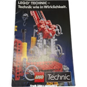 LEGO Katalog / plakat Technic [1989] [DE] niemiecki