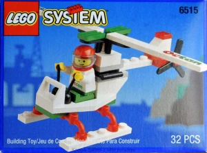 LEGO 6515 Stunt Copter [Classic Town: Airport] z instrukcją | city miasto helikopter Octan