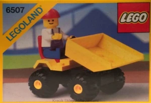 LEGO 6507 Mini Dumper [Classic Town: Construction] z instrukcją | city miasto wywrotka budowa