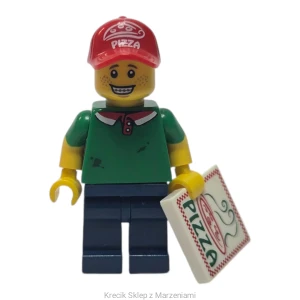 Figurka LEGO col189 Pizza Delivery Guy, Series 12 [Collectible Minifigures : Series 12 Minifigures] | minifigurka ludzik