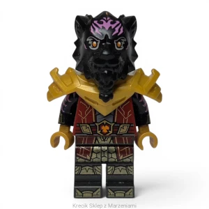 Figurka LEGO njo0812 Lord Ras - Dark Red Robe, Pearl Gold Shoulder Armor [NINJAGO : Dragons Rising Season 1] | minifigurka ludzik