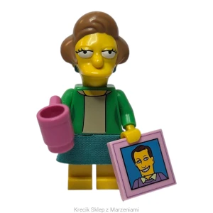 Figurka LEGO sim040 Edna Krabappel, The Simpsons, Series 2 [Collectible Minifigures : The Simpsons : The Simpsons Series 2] | minifigurka ludzik