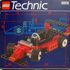 LEGO 8808 Formula One Racer [Technic: Model: Race] | samochód wyścigówka