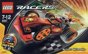 LEGO 8667 Action Wheelie [Racers: Power Racers] | wyścigówka F1 samochód