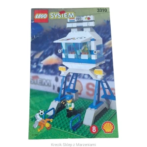 Instrukcja LEGO 3310 Commentator and Press Box [Sports : Soccer]