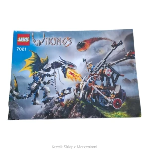 Instrukcja LEGO 7021 Viking Double Catapult vs. the Armoured Ofnir Dragon [Vikings]