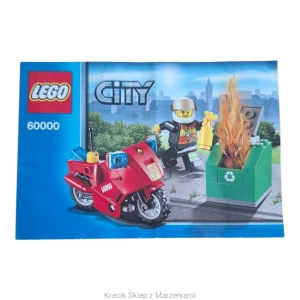 Instrukcja LEGO 60000 Fire Motorcycle [Town : City : Fire]
