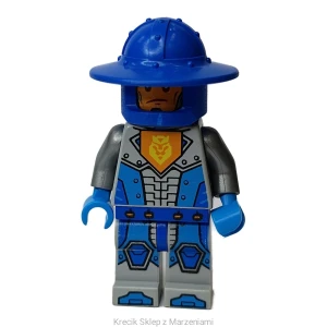 Figurka LEGO nex024 Royal Soldier / King's Guard - Blue Helmet with Broad Brim [NEXO KNIGHTS] | minifigurka ludzik