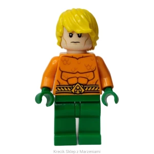 Figurka LEGO sh0050 Aquaman - Yellow Tousled Hair [Super Heroes (DC) : Batman II] | minifigurka ludzik