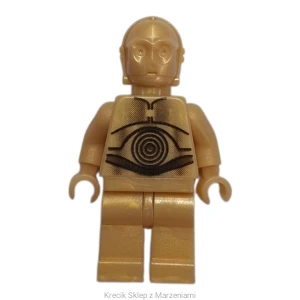 Figurka LEGO sw0010 C-3PO - Pearl Light Gold [Star Wars : Star Wars Episode 4/5/6] | minifigurka ludzik C3PO